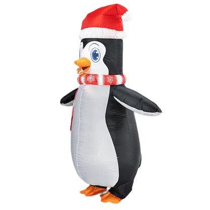 Costume Pingouin Gonflable Noël