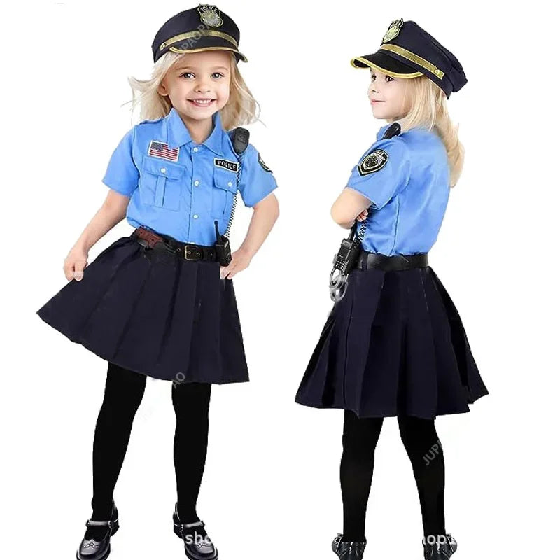 Costume Police Fille