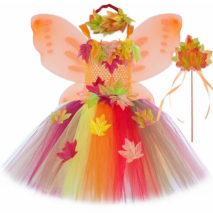 Déguisement Fée Automne Enfant