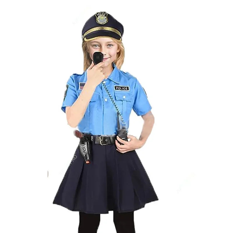 Costume Police Fille