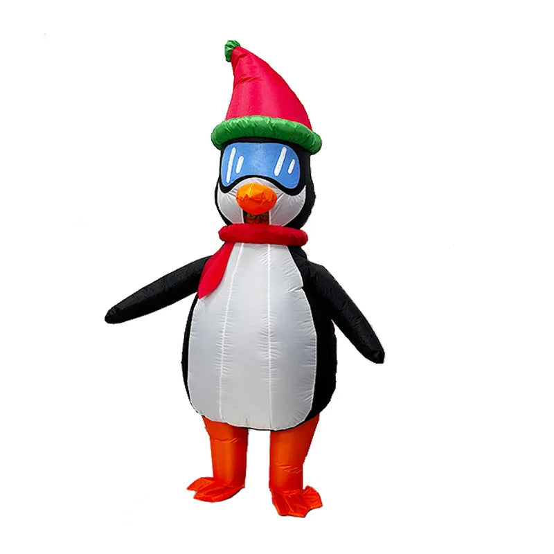 Costume Pingouin Gonflable Noël
