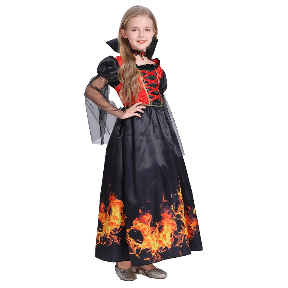 Robe Sorcière Noire Fille