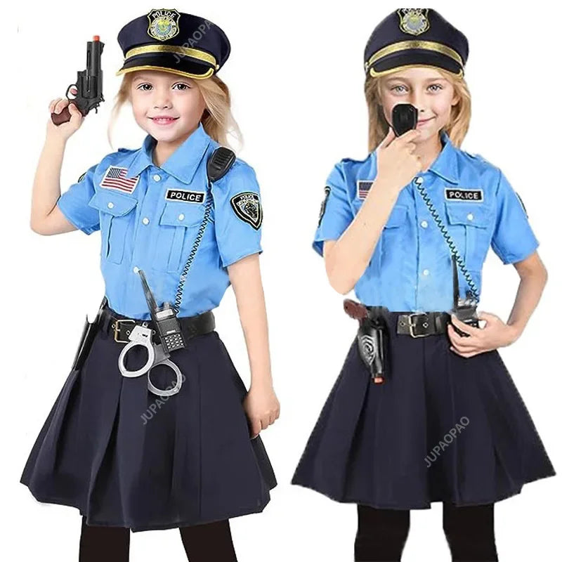 Costume Police Fille