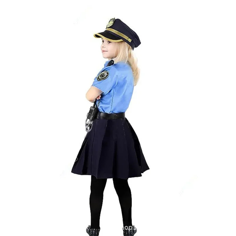 Costume Police Fille